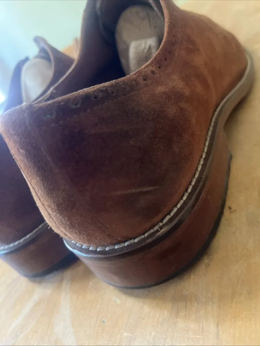 Alan Payne Wembley Ike Behar Brown Leather Lace Up Mens Shoe Sz 11.5 Split Toe